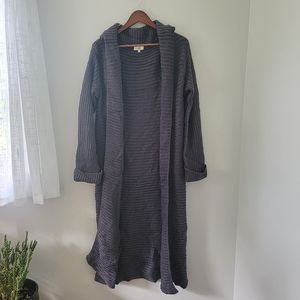 ENTRO Oversized Chunky Sweater Duster